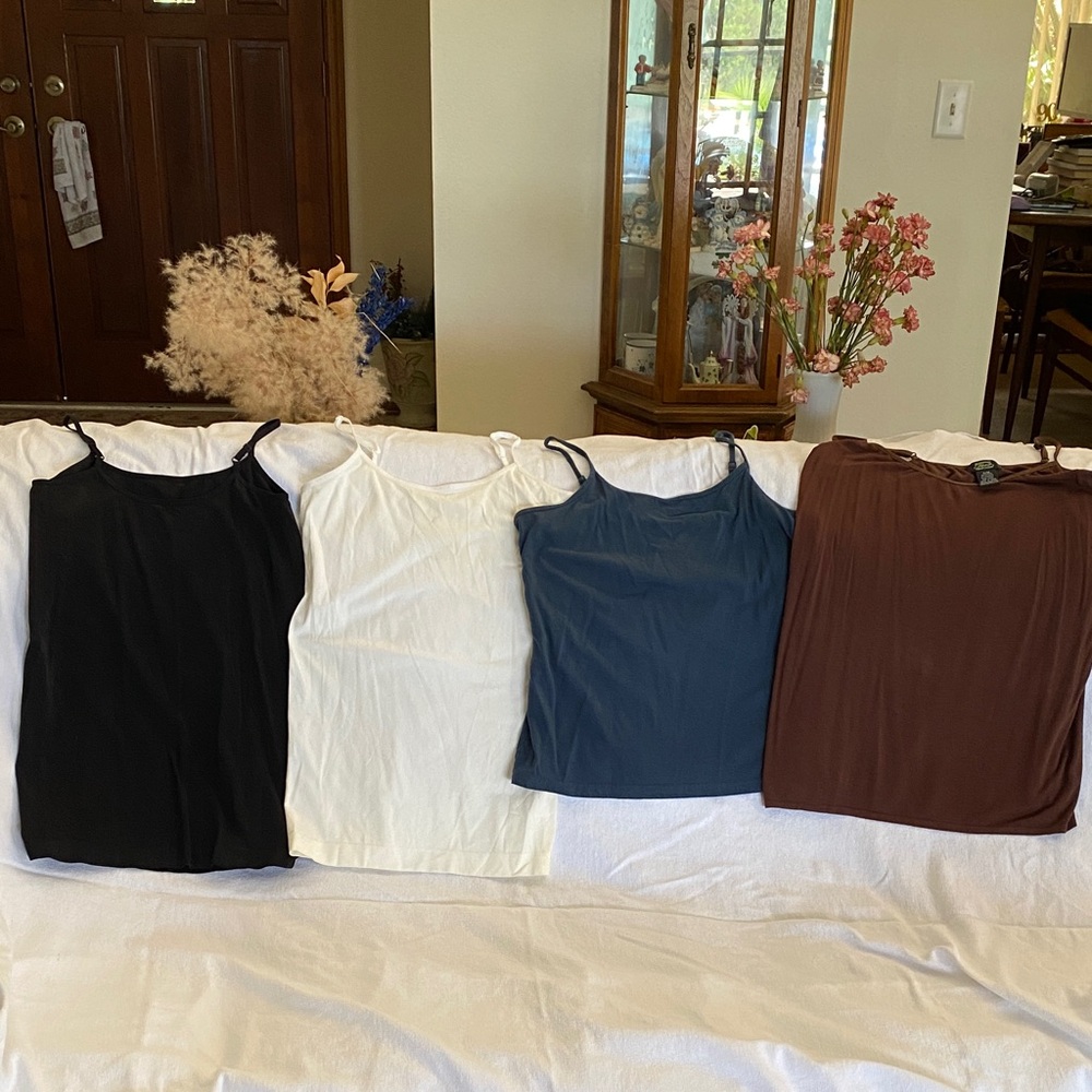 Apt. 9 Women's Camisole Collection - Black, White, Blue, Brown